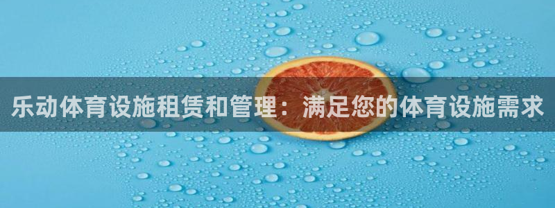 意昂集团官网：乐动体育设施租赁和管理：满足您的体育设