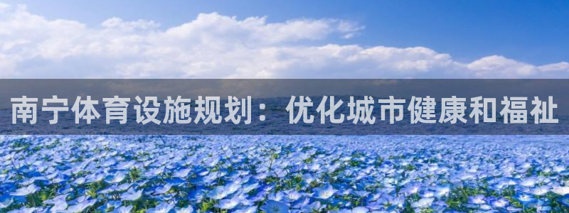 意昂体育3娱乐：南宁体育设施规划：优化城市健康和福祉
