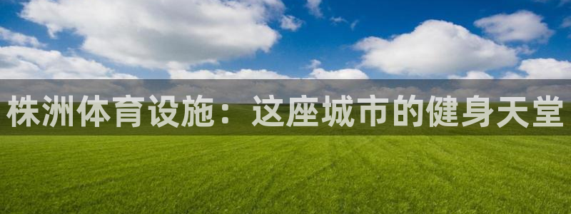 意昂体育3平台注册流程图：株洲体育设施：这座城市的健