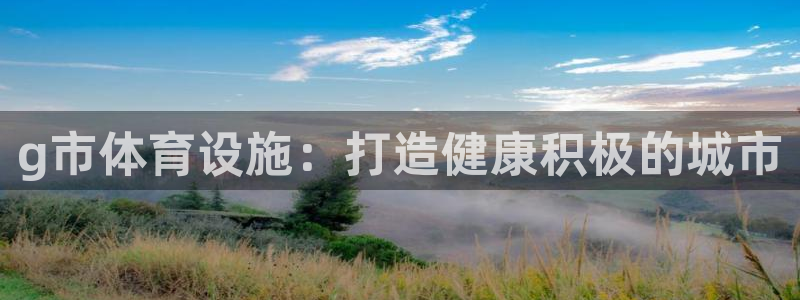 意昂体育3：g市体育设施：打造健康积极的城市