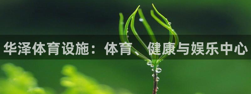 意昂体育3平台注册要钱吗：华泽体育设施：体育、健康与
